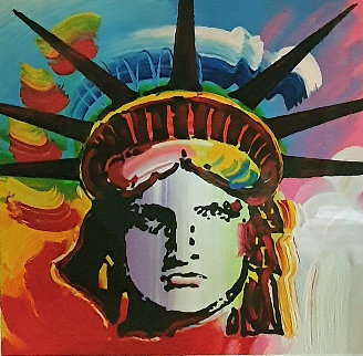 Liberty Head II 2015 Limited Edition Print - Peter Max Liberty Head II 2015 Limited Edition Print - Peter Max