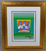 Cosmic Runner on Blends 2006 31x27 Works on Paper (not prints) by Peter Max - 1 Cosmic Runner on Blends 2006 31x27 Works on Paper (not prints) by Peter Max - 1