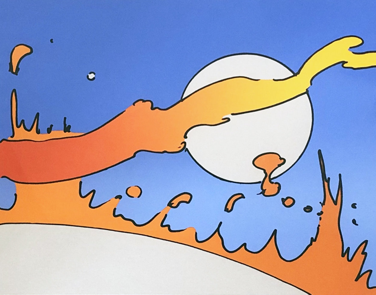 Close to the Sun (Vintage) 1977 Limited Edition Print by Peter Max Close to the Sun (Vintage) 1977 Limited Edition Print by Peter Max