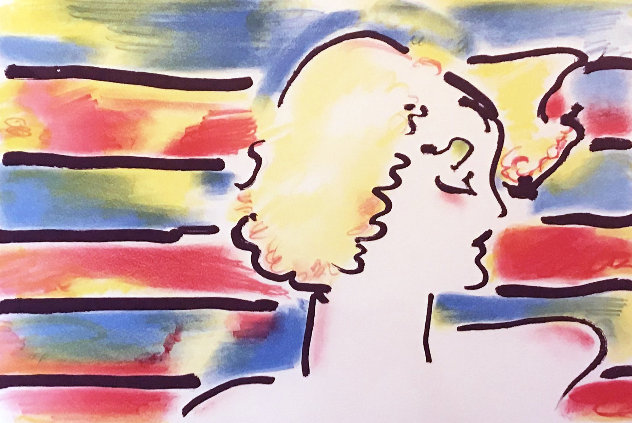 American Woman 1980 Limited Edition Print by Peter Max