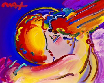 I Love the World Ver. II #40 Unique 2016 16x20 Works on Paper (not prints) - Peter Max I Love the World Ver. II #40 Unique 2016 16x20 Works on Paper (not prints) - Peter Max
