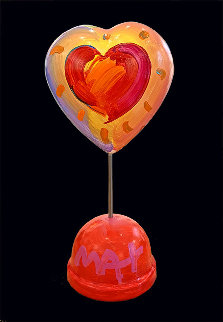 Heart Ver. II #16 Unique Acrylic Sculpture 2020 16 in Sculpture - Peter Max Heart Ver. II #16 Unique Acrylic Sculpture 2020 16 in Sculpture - Peter Max