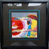 New Moon #53 1997 20x20 Works on Paper (not prints) by Peter Max - 1