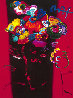 Nicolae Gallerie #128 Heavily Embellished Poster 1998 32x24 Works on Paper (not prints) by Peter Max - 1