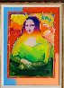 Mona Lisa 2017 35x29 Original Painting by Peter Max - 2