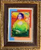 Mona Lisa 2017 35x29 Original Painting by Peter Max - 1