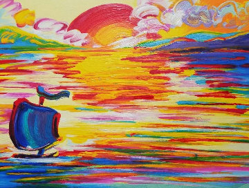 American 500: Sunset Limited Edition Print - Peter Max American 500: Sunset Limited Edition Print - Peter Max