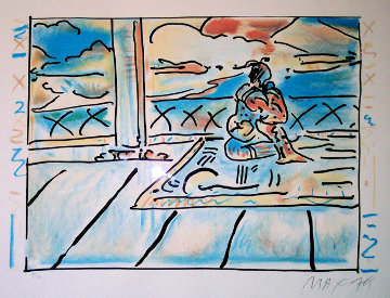 Tibetan Lady 1979 Limited Edition Print - Peter Max Tibetan Lady 1979 Limited Edition Print - Peter Max