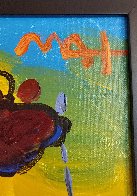 Brown Lady Unique 2013 25x22 Original Painting by Peter Max - 3 Brown Lady Unique 2013 25x22 Original Painting by Peter Max - 3
