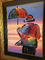 Umbrella Man Unique 1999 44x36 Works on Paper (not prints) by Peter Max - 5 Umbrella Man Unique 1999 44x36 Works on Paper (not prints) by Peter Max - 5