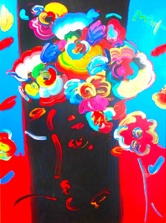 Roseville Profile 1991 42x34 Works on Paper (not prints) - Peter Max Roseville Profile 1991 42x34 Works on Paper (not prints) - Peter Max
