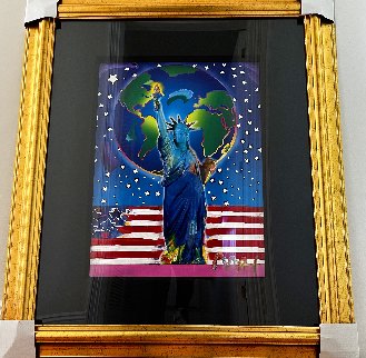 Peace on Earth Unique 2001 40x34 Works on Paper (not prints) - Peter Max Peace on Earth Unique 2001 40x34 Works on Paper (not prints) - Peter Max