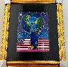 Peace on Earth Unique 2001 40x34 - Huge Works on Paper (not prints) by Peter Max - 1