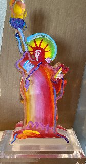 Statue of Liberty IX Acrylic Sculpture 2017 12 in Sculpture - Peter Max Statue of Liberty IX Acrylic Sculpture 2017 12 in Sculpture - Peter Max
