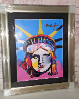 Liberty Head Unique 2005 43x36 Huge Works on Paper (not prints) by Peter Max - 2 Liberty Head Unique 2005 43x36 Huge Works on Paper (not prints) by Peter Max - 2