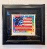 Flag with Heart VI 2013 Limited Edition Print by Peter Max - 1