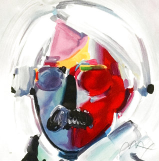 Andy with Mustache 1997 Limited Edition Print - Peter Max Andy with Mustache 1997 Limited Edition Print - Peter Max