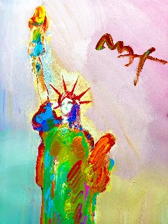 Statue of Liberty 49x31 Works on Paper (not prints) - Peter Max Statue of Liberty 49x31 Works on Paper (not prints) - Peter Max