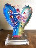 Acrylic Angel Statue Unique 2016 11 in Sculpture by Peter Max - 1
