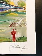 Umbrella Man At Sunrise Limited Edition Print by Peter Max - 2 Umbrella Man At Sunrise Limited Edition Print by Peter Max - 2