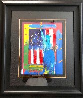Full Liberty Unique 2006 34x30 Works on Paper (not prints) by Peter Max - 2
