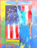 Full Liberty Unique 2006 34x30 Works on Paper (not prints) by Peter Max - 0