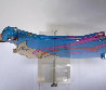 Untitled Profile Hand Painted Sculpture Rare 1970 Sculpture by Peter Max - 2