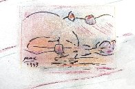 Sailing Pastel 1993 8x10 Works on Paper (not prints) by Peter Max - 10 Sailing Pastel 1993 8x10 Works on Paper (not prints) by Peter Max - 10
