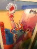 Statue of Liberty Unique 2001 49x30 - Huge Works on Paper (not prints) by Peter Max - 2
