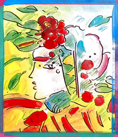 Profile Series Unique 2005 Ver I  22x20 Works on Paper (not prints) - Peter Max