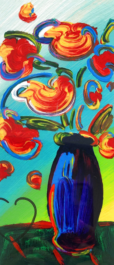 Vase of Flowers 2010  Limited Edition Print by Peter Max