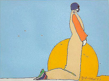 Bowing to the Beginning 1970 (Early) Limited Edition Print - Peter Max Bowing to the Beginning 1970 (Early) Limited Edition Print - Peter Max