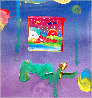 Cosmic Sunrise Unique 2005 24x21 Works on Paper (not prints) by Peter Max - 3