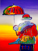Umbrella Man 2015 Limited Edition Print by Peter Max - 0 Umbrella Man 2015 Limited Edition Print by Peter Max - 0