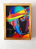 Zero 2008 17x13 Original Painting by Peter Max - 2 Zero 2008 17x13 Original Painting by Peter Max - 2