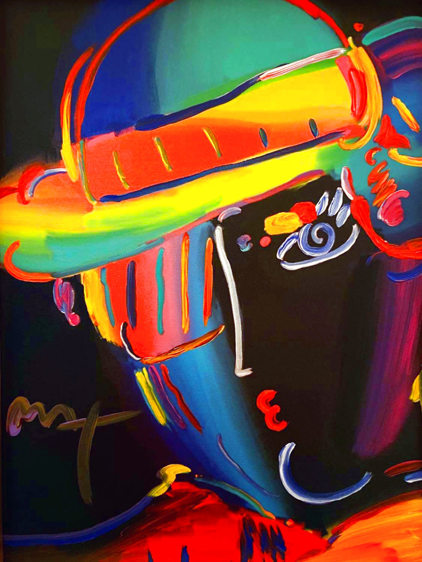Zero 2008 17x13 Original Painting by Peter Max Zero 2008 17x13 Original Painting by Peter Max