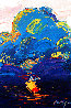 Summer Storm 2008  Unique Embellished Poster Works on Paper (not prints) by Peter Max - 0