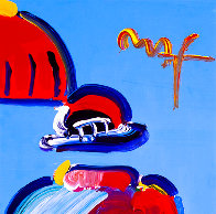 Umbrella Man  2007 Unique Poster  32x24  Works on Paper (not prints) by Peter Max - 1