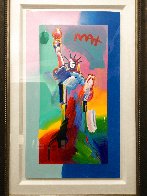 Statue of Liberty 2017 Unique 24x13 Works on Paper (not prints) by Peter Max - 2 Statue of Liberty 2017 Unique 24x13 Works on Paper (not prints) by Peter Max - 2