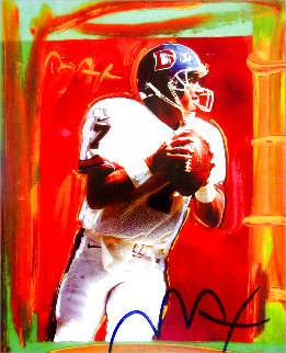 John Elway Limited Edition Print - Peter Max John Elway Limited Edition Print - Peter Max