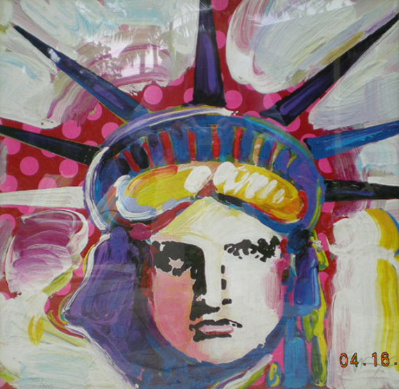 Liberty III 2000 Limited Edition Print by Peter Max Liberty III 2000 Limited Edition Print by Peter Max
