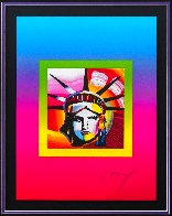 Liberty Head on Blends Ver. II 31x27 Limited Edition Print by Peter Max - 2 Liberty Head on Blends Ver. II 31x27 Limited Edition Print by Peter Max - 2