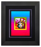 Liberty Head on Blends Ver. II 31x27 Limited Edition Print by Peter Max - 1 Liberty Head on Blends Ver. II 31x27 Limited Edition Print by Peter Max - 1