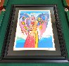 Angel With Heart 2012 Huge Limited Edition Print by Peter Max - 2