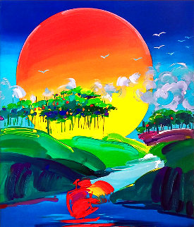 Without Borders 2014 Limited Edition Print - Peter Max Without Borders 2014 Limited Edition Print - Peter Max