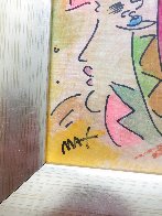 Untitled Watercolor 1992 14x22 Watercolor by Peter Max - 3 Untitled Watercolor 1992 14x22 Watercolor by Peter Max - 3