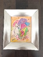 Untitled Watercolor 1992 14x22 Watercolor by Peter Max - 2