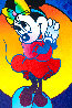 Minnie Mouse (Full Body) Unique 1996 21x27 Original Painting by Peter Max - 3