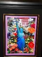 Land of the Free Home of the Brave Unique 2012 Works on Paper (not prints) by Peter Max - 1 Land of the Free Home of the Brave Unique 2012 Works on Paper (not prints) by Peter Max - 1