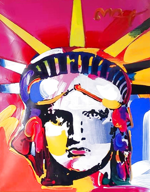 Delta Unique 2004 42x36 Works on Paper (not prints) by Peter Max
